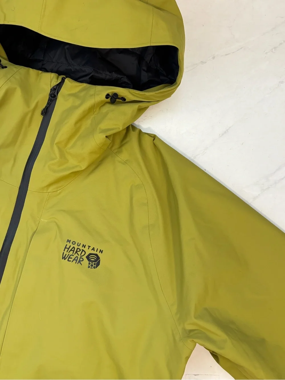 Mountain Hardwear Men’s XL Lime Green Insulated Jacket Gorpcore Hiking Outdoor